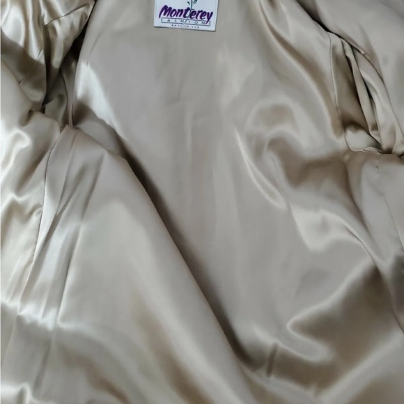 Monterey Fashions Faux Fur Women's Coat Size 8 Animal Print USA Mob Wife - Picture 4 of 11